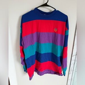 Vintage Duckhead Neon Rainbow Long Sleeve